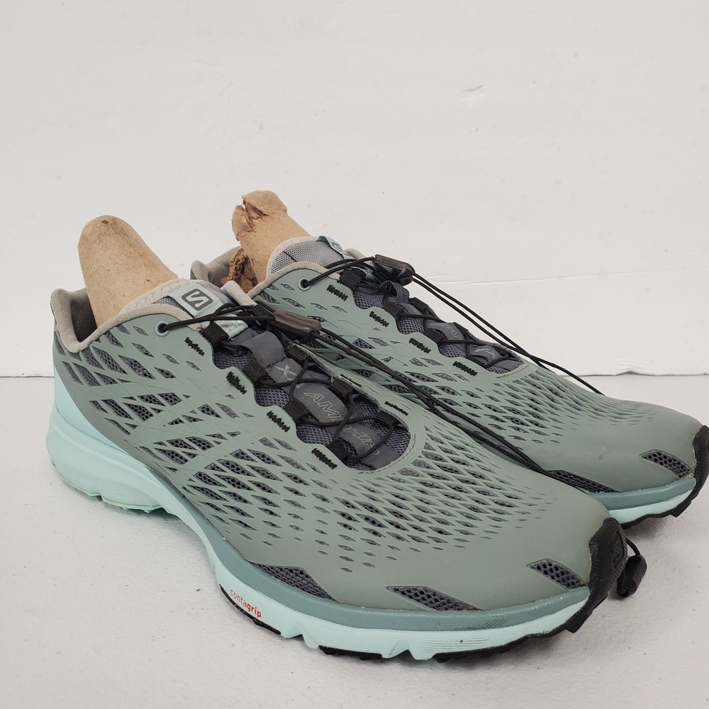 Salomon Womens XA Amphib Water Shoes Size 9.5 Mesh Breathable Blue Outdoor
